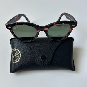 Ray-Ban Red and Black Sunglasses